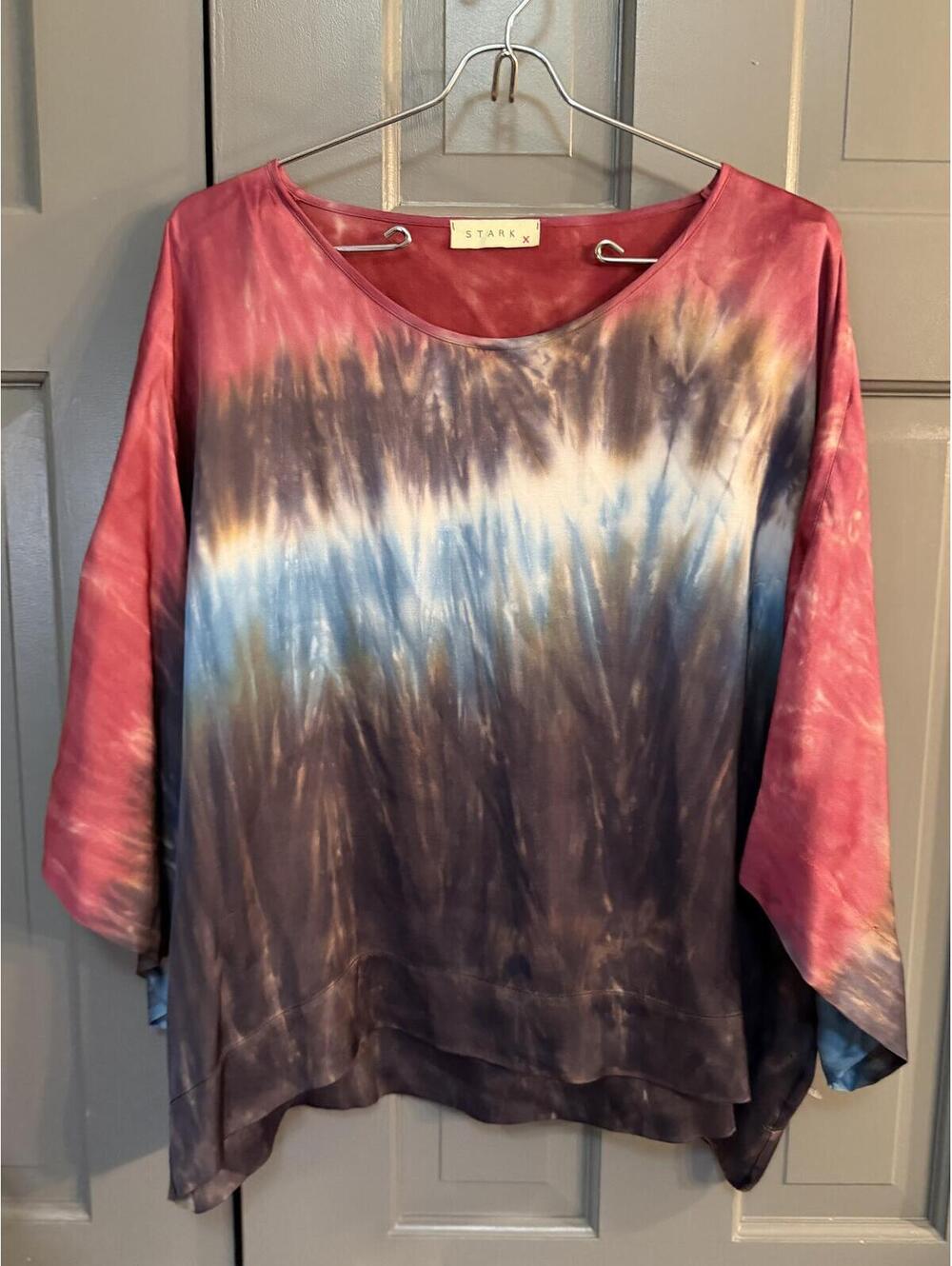 Stark X Tie Dye Dolman Sleeve Blouse EUC Size S